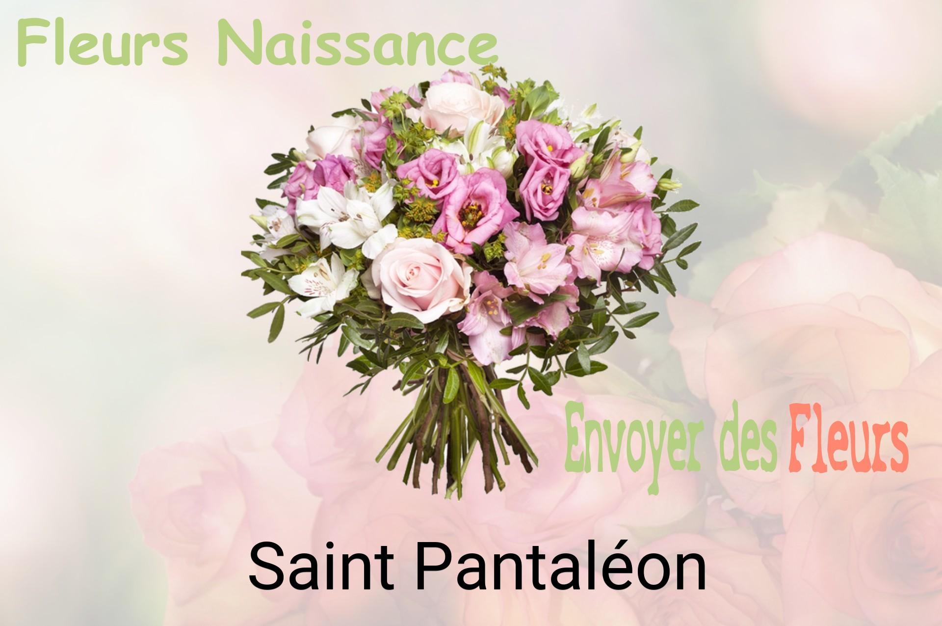 Bouquet de fleurs de naissance livré à Saint-Pantaléon